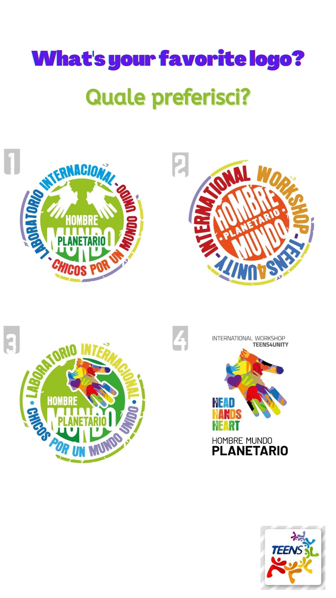 Sondaggio Logo - Hombre Mundo Planetario 2022